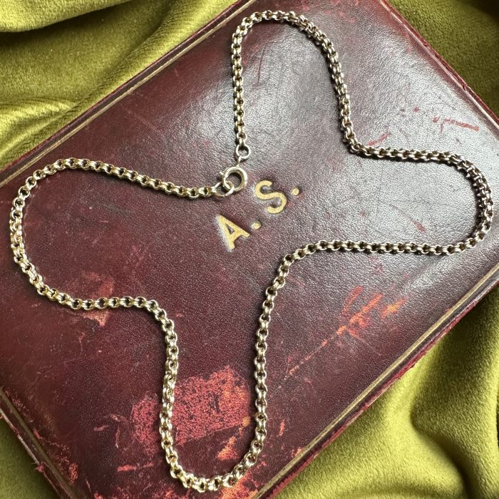Antique 18ct Ribbed Belcher Chain