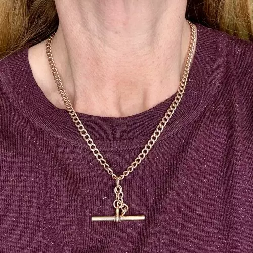 Marvellous Antique 9ct Double Albert Chain