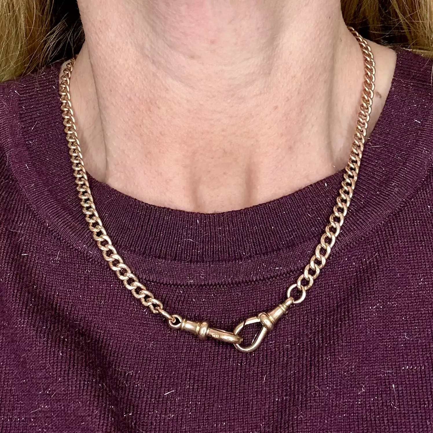 Marvellous Antique 9ct Double Albert Chain - Image 3