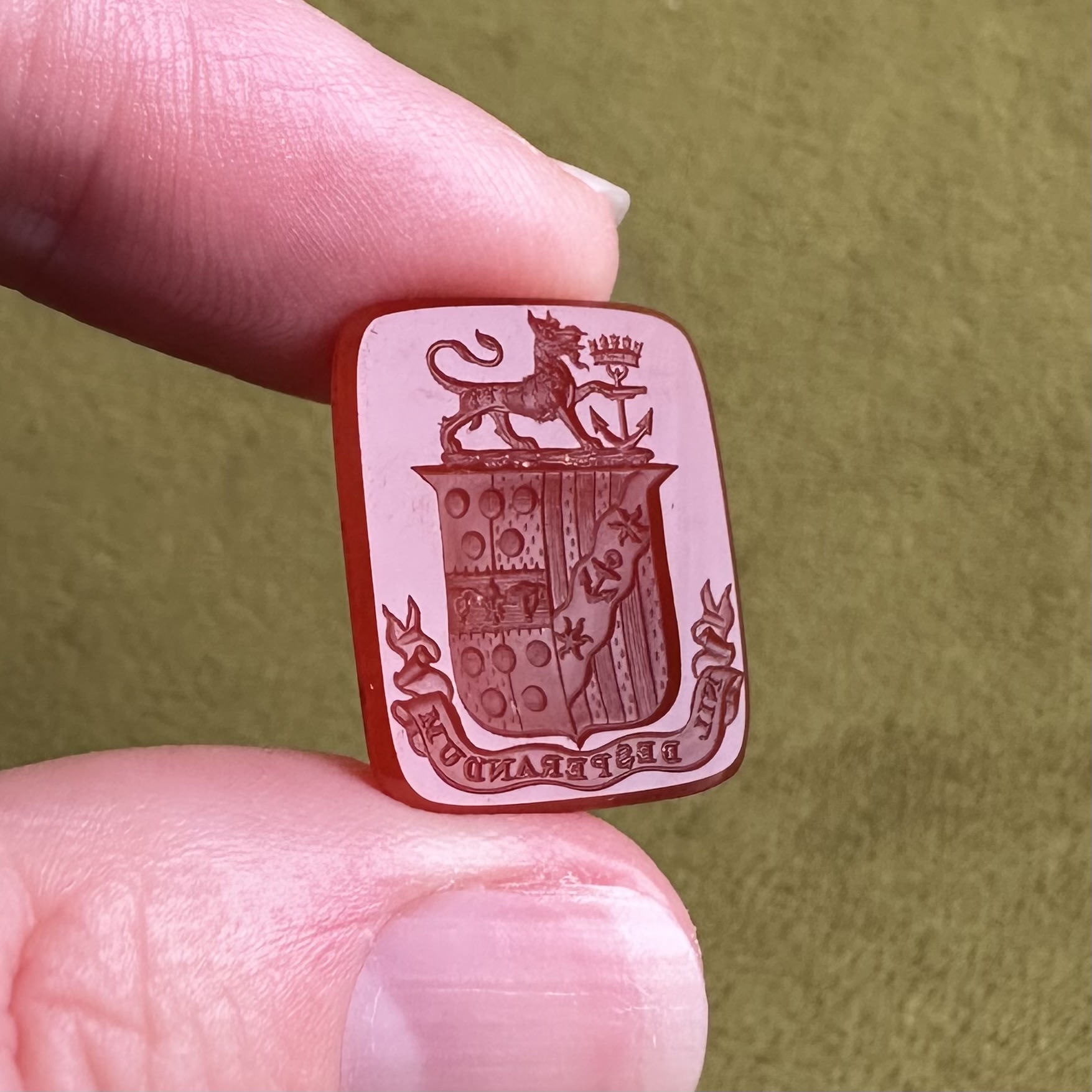 Do Not Despair Intaglio