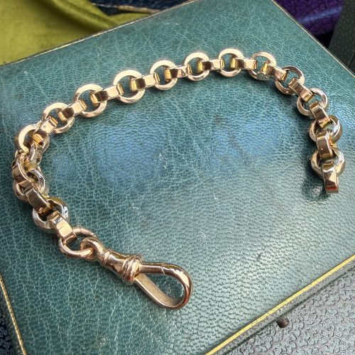 Victorian 9ct Gold Chunky Link Chain Extender