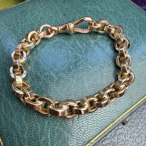 Victorian 9ct Gold Chunky Link Chain Extender