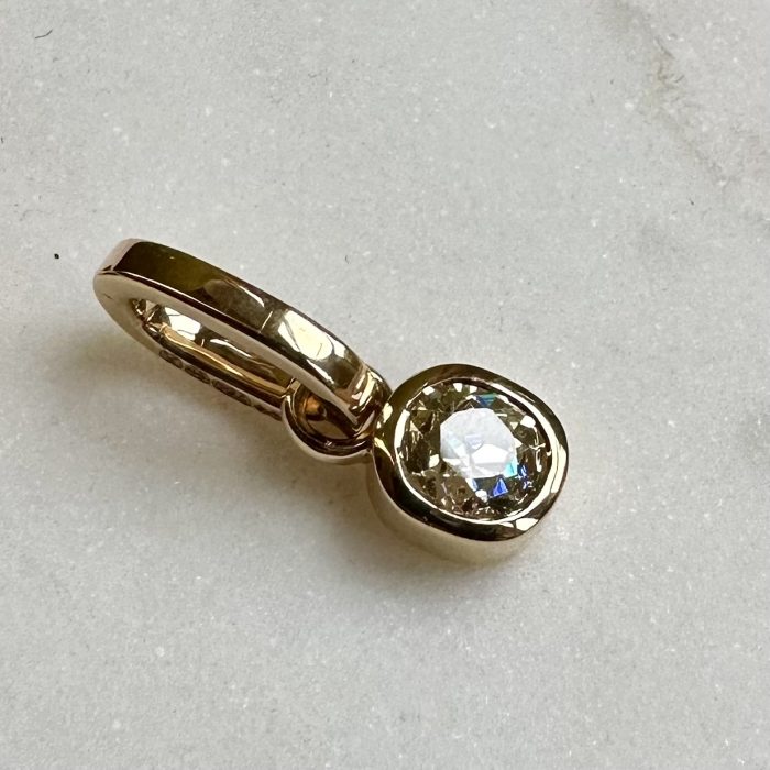 0.74ct Old Cut Diamond & 18ct Gold Pendant - Image 5