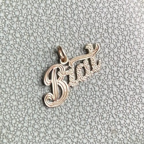14ct Gold Brat Pendant