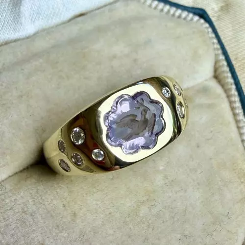 Peaceful Dove Signet Ring