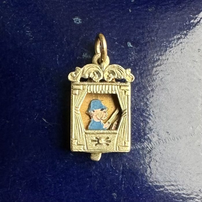 14ct Punch & Judy Show Articulated Charm - Image 4