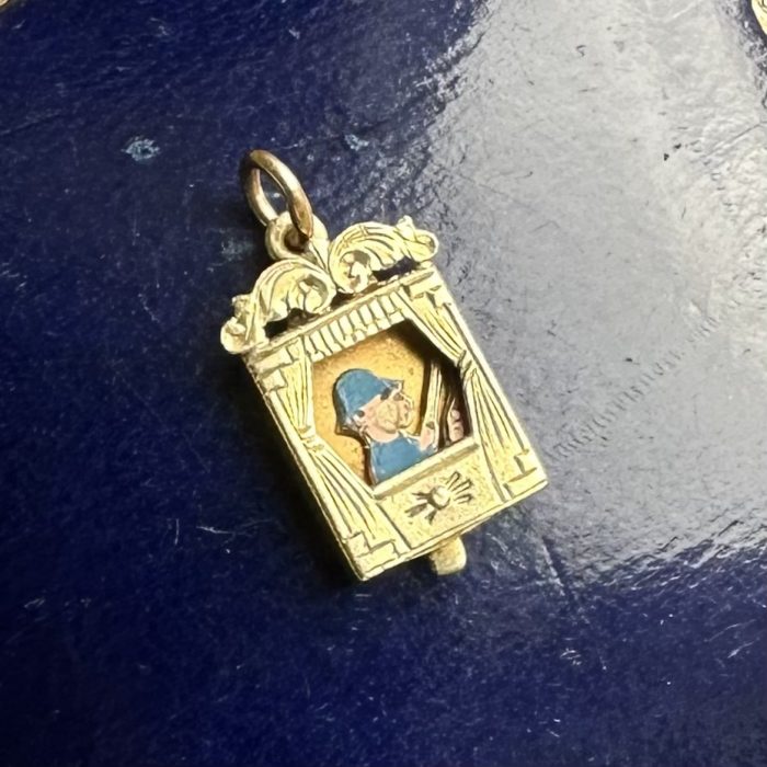 14ct Punch & Judy Show Articulated Charm - Image 5