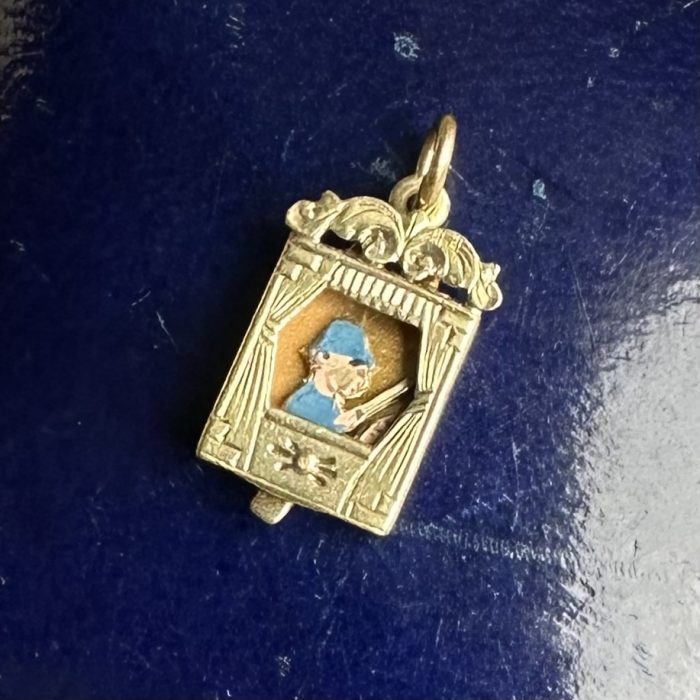 14ct Punch & Judy Show Articulated Charm - Image 6
