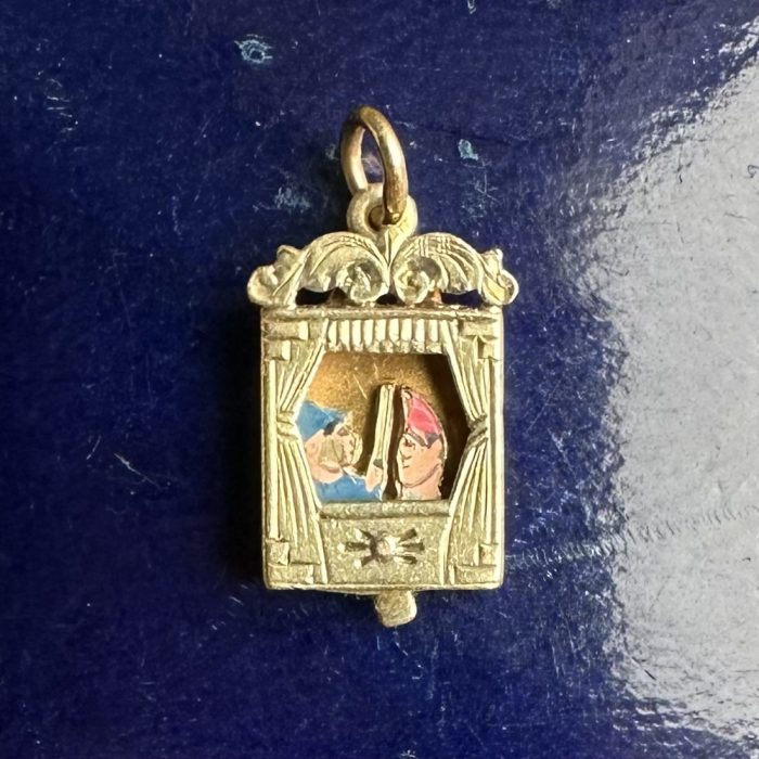 14ct Punch & Judy Show Articulated Charm