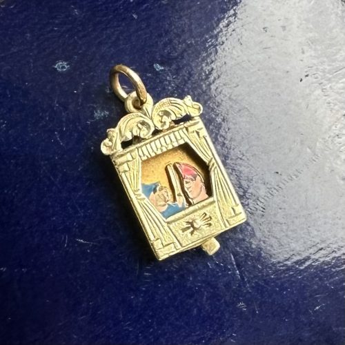 14ct Punch & Judy Show Articulated Charm