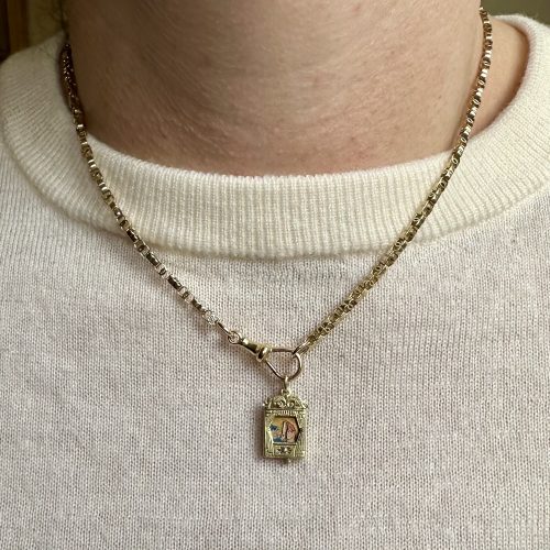 Vintage 14ct Punch & Judy Show Articulated Charm