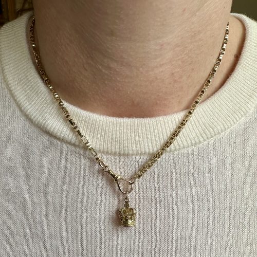 Vintage 9ct Gold Crown Charm