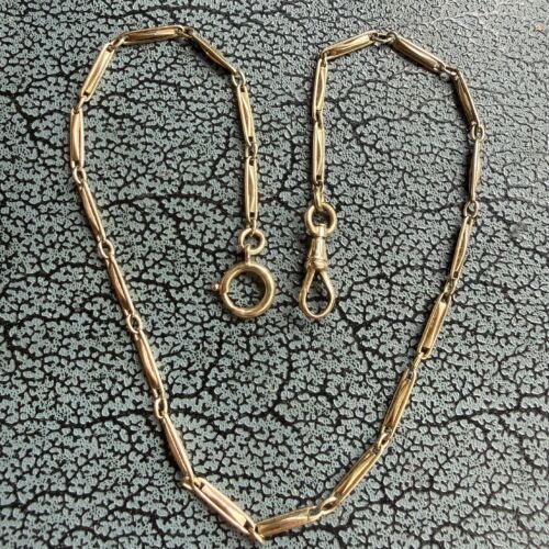 Beautiful Edwardian 9ct Watch Chain