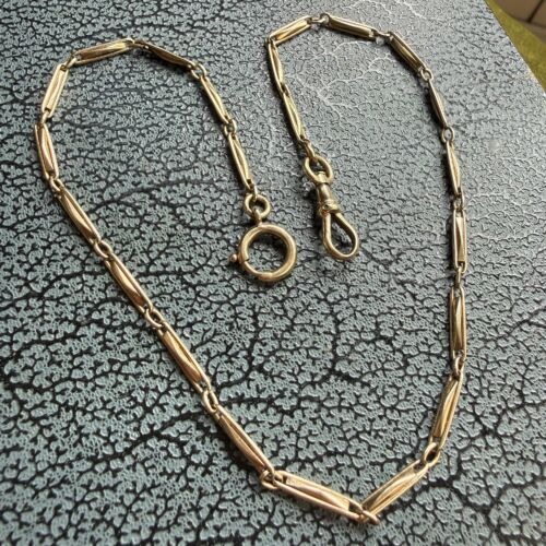 Beautiful Edwardian 9ct Watch Chain