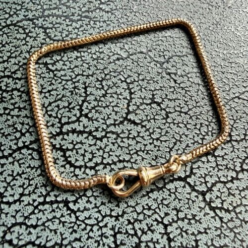 Tactile 14ct Snake Bracelet