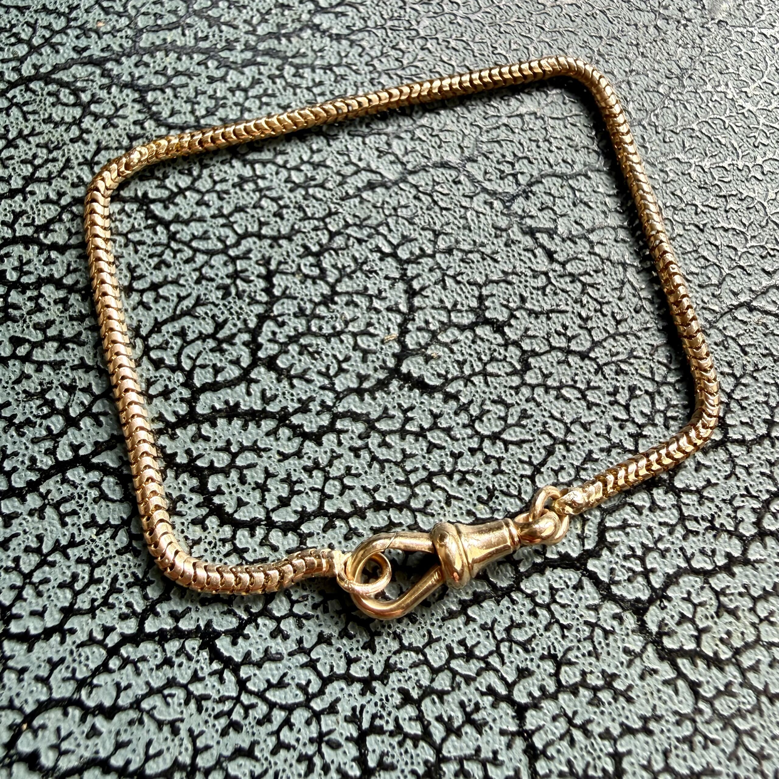 Tactile 14ct Snake Bracelet - Image 2