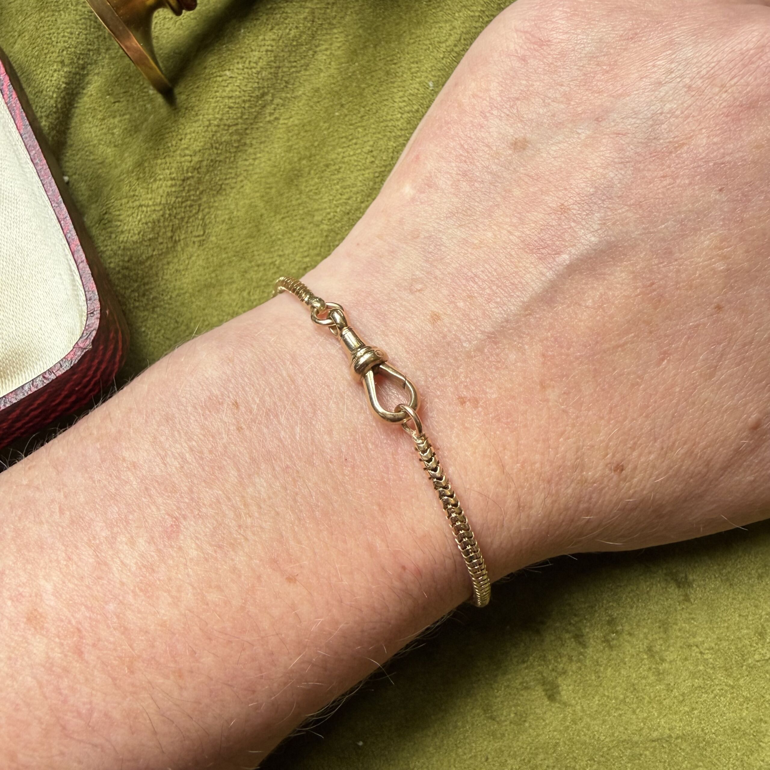 Tactile 14ct Snake Bracelet - Image 3