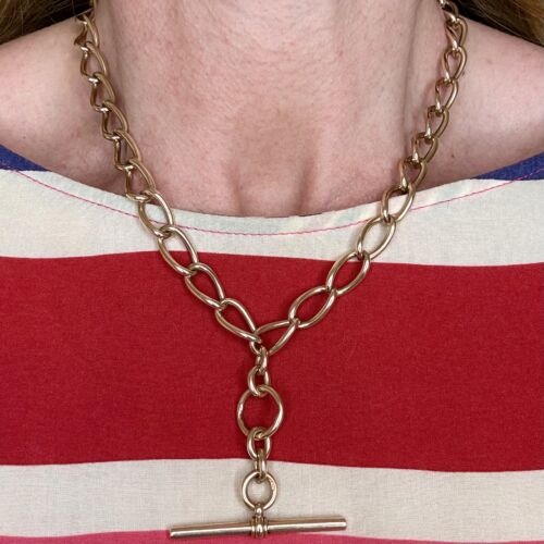 Stellar Victorian 9ct Watch Chain