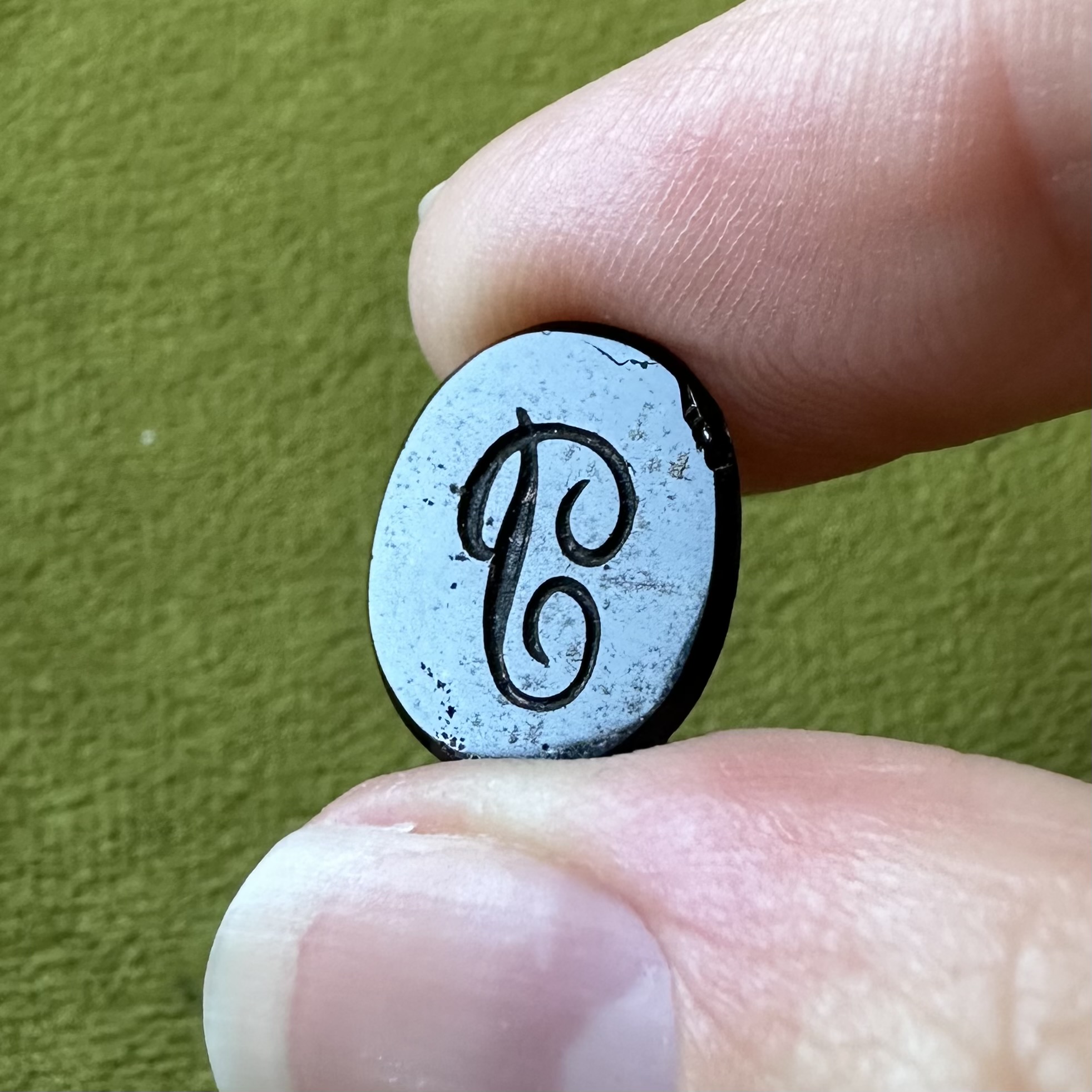 Initial J Wax Seal