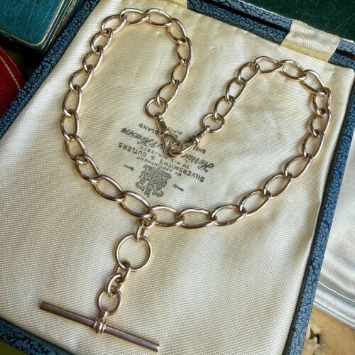Stellar Victorian 9ct Watch Chain