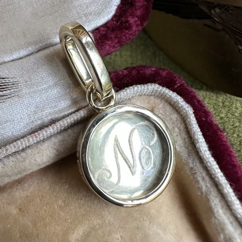 'No' 14ct Gold Pendant