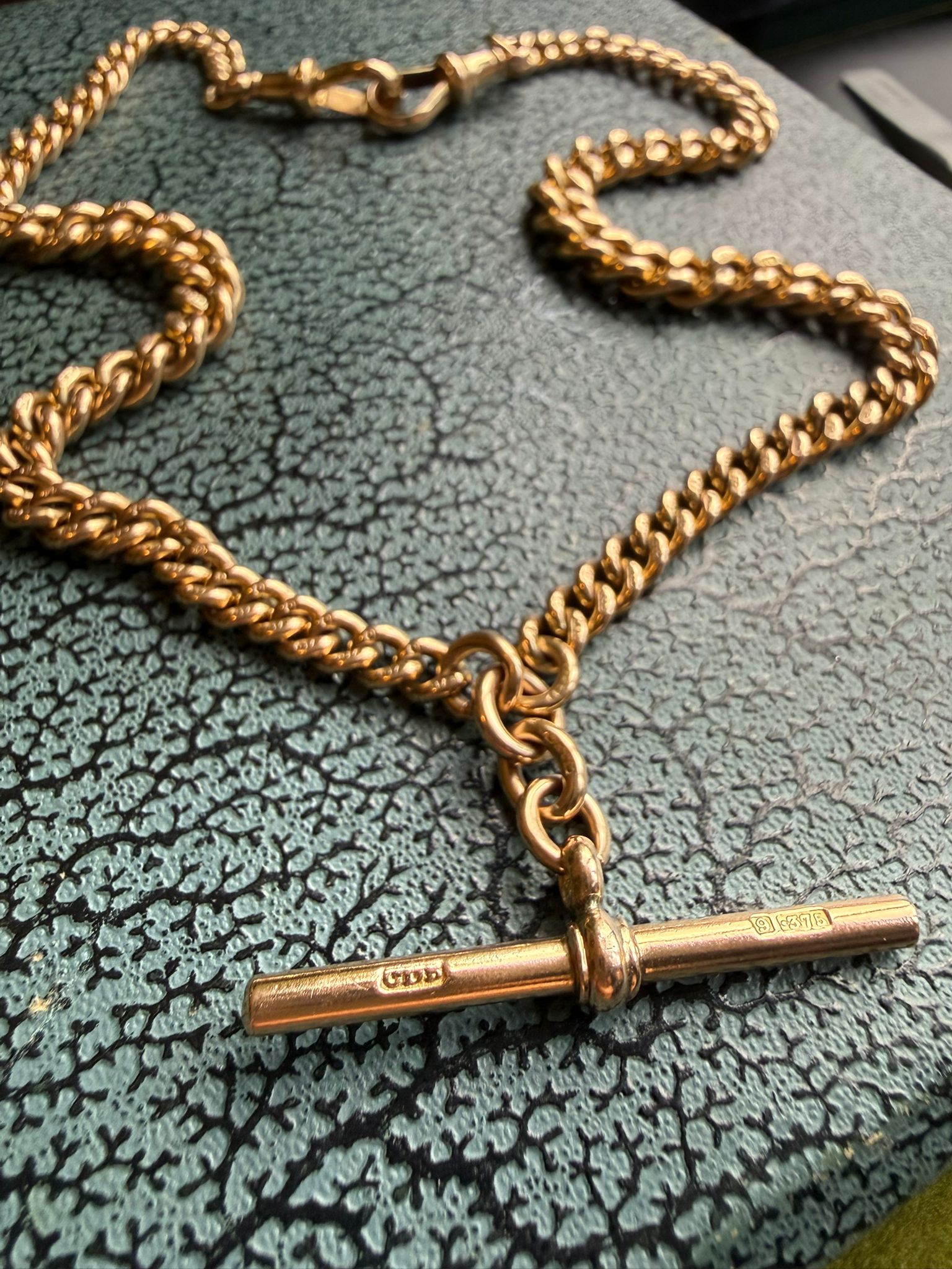 Epic Antique 9ct Double Albert Chain - Image 3