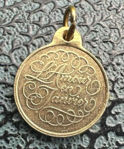 Frankin Mint Months of Love Medal - January
