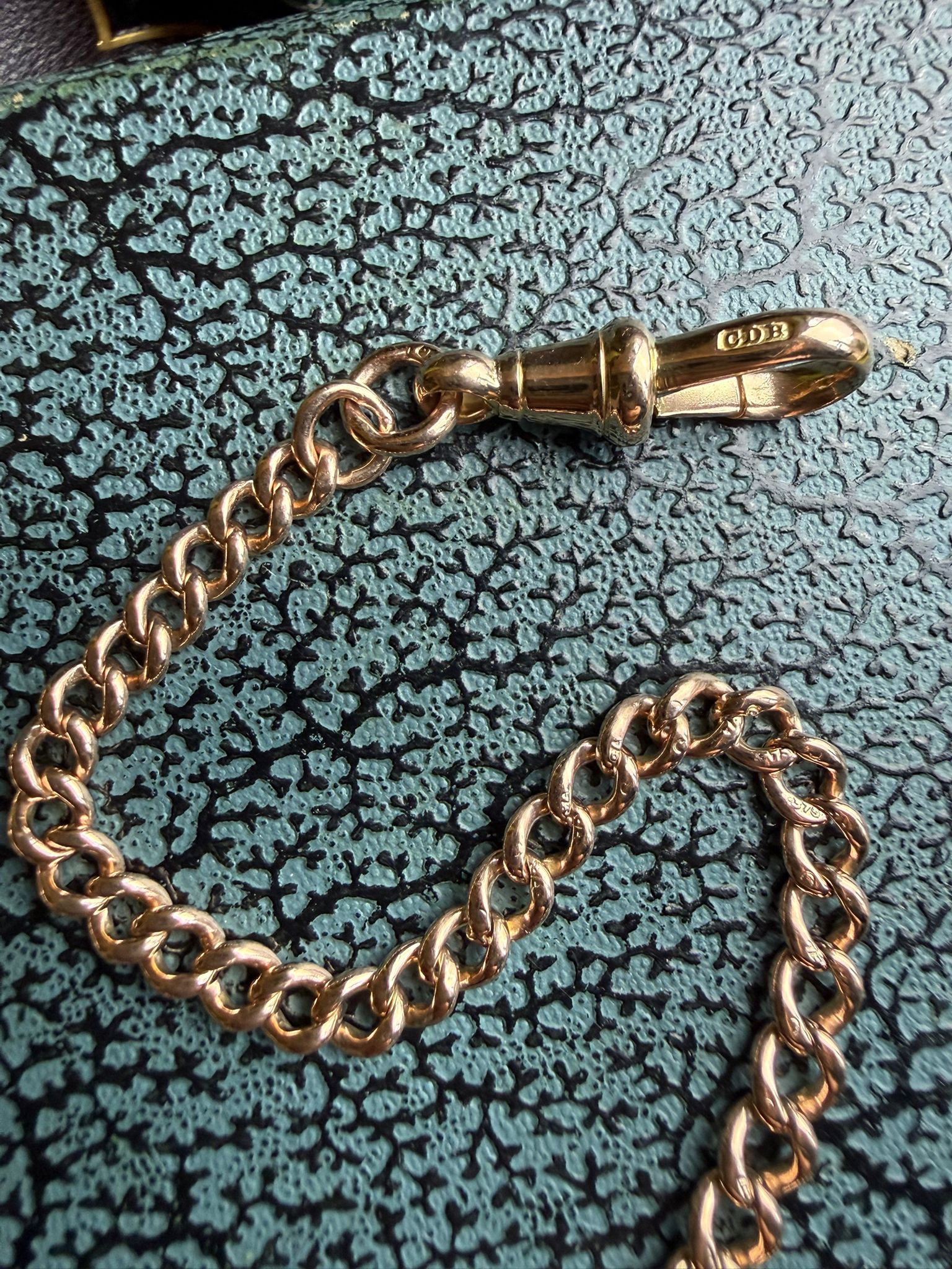 Excellent Antique 9ct Double Albert Chain - Image 4
