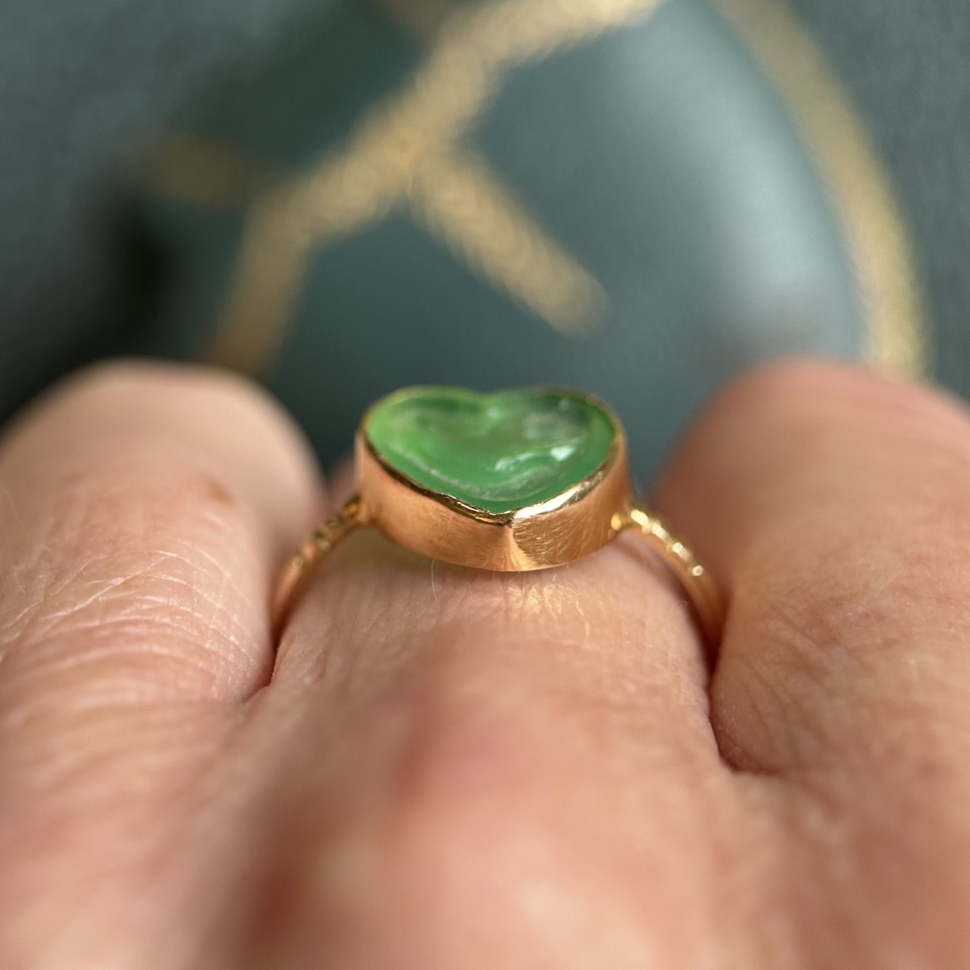 Swallow Heart Intaglio Ring - Image 10