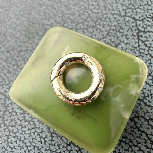 14ct Gold Diamond Donut EnaBailer