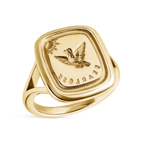 Fearless - Made To Order Intaglio Ingot Ring
