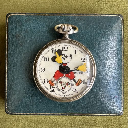 1934 Ingersoll Mickey Mouse Pocket Watch