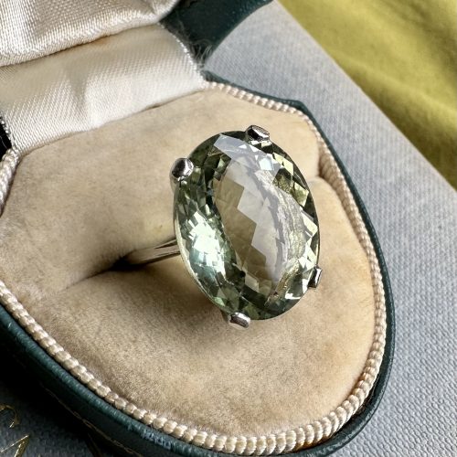 Green Amethyst Cocktail Rock